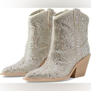 Dolce Vita Nashe Rhinestone Crystal boots